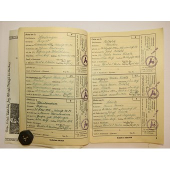 3ème Reich Ancestry passeport - Ahnenpaß. Espenlaub militaria